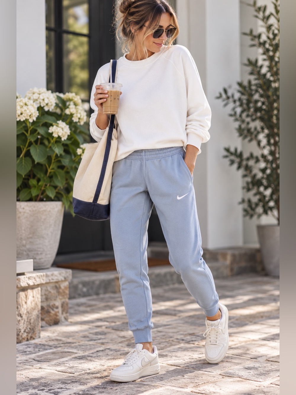Nike Small Light Blue Joggers small